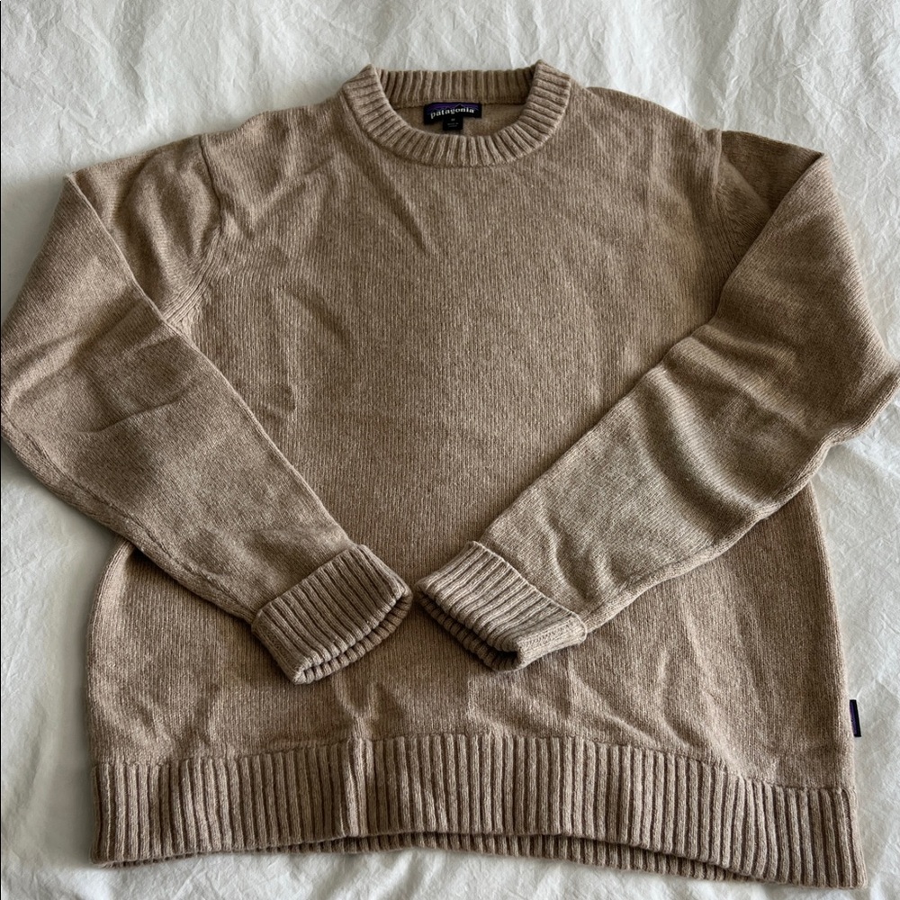 Patagonia Men's Tan Crewneck Sweater